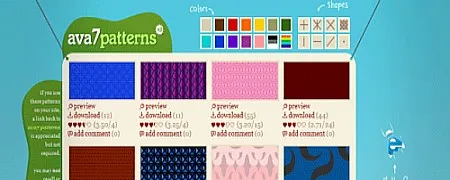 ფონების და ტექსტურების ონლაინ რესურსები - Ava7 Patterns ფონების და ტექსტურების ონლაინ რესურსები - Ava7 Patterns