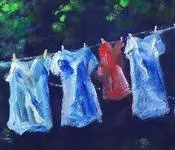 შოთა, ნიშნიანიძე, ქალმა, თეთრეული, გამოფინა...