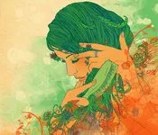 სერგეი ესენინი - თმის კულულები მწვანე...