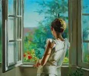 სარკმლის, ყვავილებს, ზურაბ, გორგილაძე