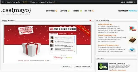 ვებ-დიზაინის საუკეთესო გალერეა - Cssmayo