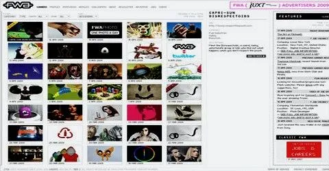 ვებ-დიზაინის საუკეთესო გალერეა - The FWA