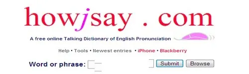 სიტყვების სწორად გამოთქმის ონლაინ სერვისები - Howjsay სიტყვების სწორად გამოთქმის ონლაინ სერვისები - Howjsay