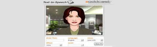 სიტყვების სწორად გამოთქმის ონლაინ სერვისები - Oddcast სიტყვების სწორად გამოთქმის ონლაინ სერვისები - Oddcast