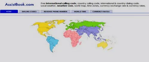 საერთაშორისო სატელეფონო კოდები - Assistbook საერთაშორისო სატელეფონო კოდები - Assistbook