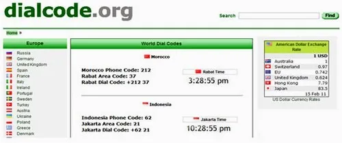 საერთაშორისო სატელეფონო კოდები - Dialcode საერთაშორისო სატელეფონო კოდები - Dialcode