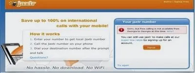 უფასო საერთაშორისო ზარები - Jaxtr უფასო საერთაშორისო ზარები - Jaxtr