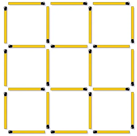 თავსატეხები ასანთის ღერებით - 13