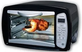 მიკროტალღური ღუმელი მიკროტალღებით, გრილით და კონვექციით